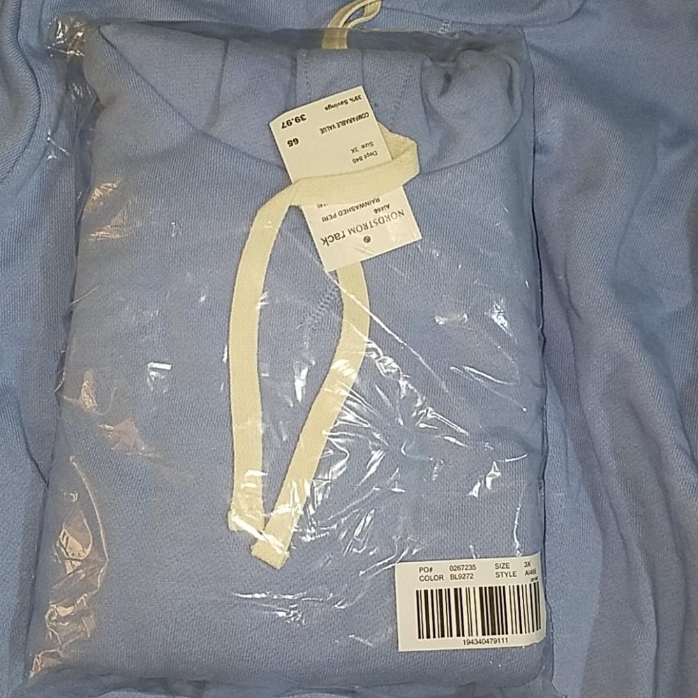 BNWT Madewell Bubble Sleeve Hoodie Sz 2X, 3X - Picture 6 of 6
